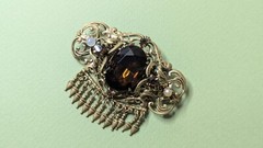 rare vintage brooch made in uSSR Czech broch