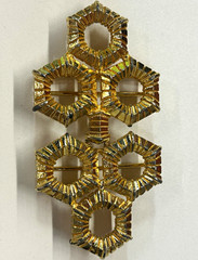 1980’s Vintage Mimi D N gold plated belt buckle