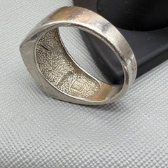 WMCO Wheeler Sterling Silver And Turquoise Chip Ring Sz 10.5