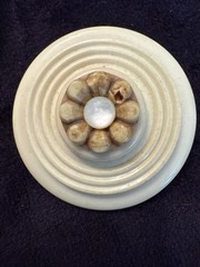 2 Handmade Brooches From Antique Belt Buckles And Buttons