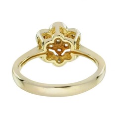 1.80Ct Art Deco Style Round Lab Created Diamond Anniversary 14k Gold Finish Ring