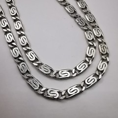 Vintage 925 Sterling Silver Chain Necklace Signed Hallmarked Heavy 32.10g