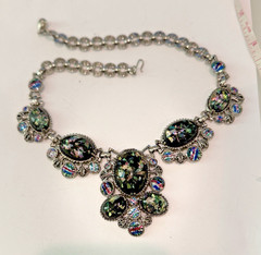 SELRO SELINI VINTAGE CONFETTI STATEMENT NECKLACE