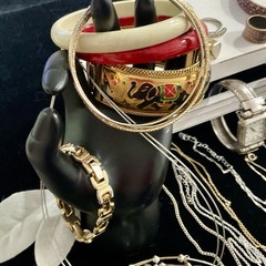 Vintage To Modern Mixed Estate Costume Jewelry Lot Silver Tone Rhinestones More