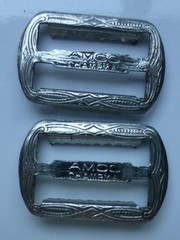 Lot of 7 Vintage Metal Fashion Belt Buckles