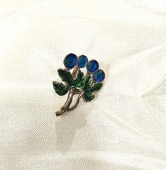 Vintage MMA Sterling Silver 925 Pair Grape Berry Cluster Earrings 5g