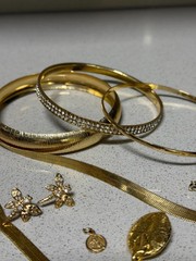 Vintage Silver and Gold Toned Mix of Jewelry