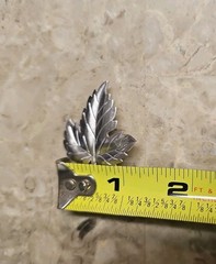 Tiffany & Co. Sterling Silver Maple Leaf Brooch
