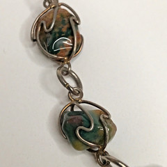 Vintage Bloodstone Necklace & Matching Earrings