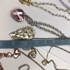 Vintage To Mod Heart Jewelry lot Love Retro Rockabilly locket 1+ pounds Coquette