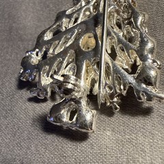 Vintage Aurora Christmas Tree Brooch