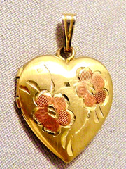 LANDSTROM CO. BLACK HILLS GOLD 1/20TH 14K GOLD AND 14K ROSE GOLD TRIM LOCKE0