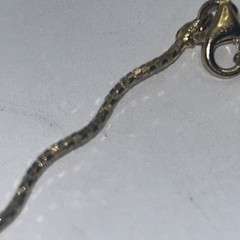 Vintage Italy Sterling Silver 925 Twisted Box Chain Necklace 18″