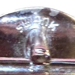 Vintage Swank Cufflinks Mens Silver Tone Faceted Eye Bullet Back MCM