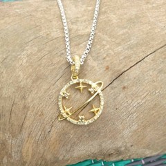 11 ct 1Pc Pave Diamond round Pendant- 925 Sterling Silver -21mmx24mm d9