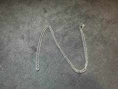 1.91g Vintage 925 Sterling Silver Curb Link Chain Necklace Classic 17.5 in