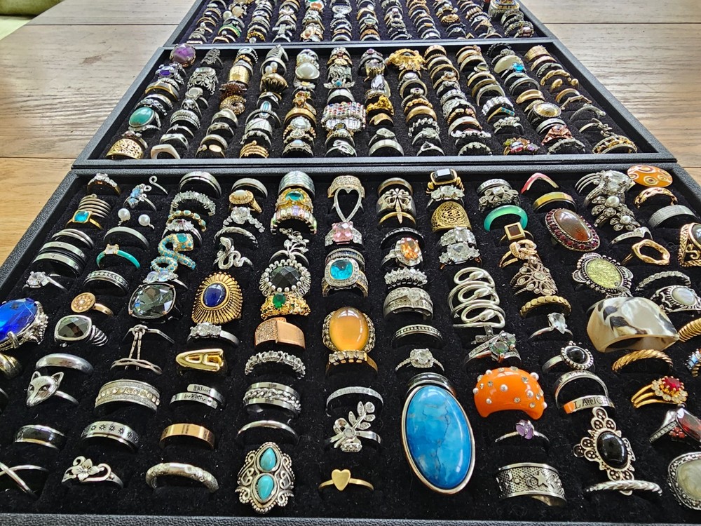 HUGE Vintage & Modern 392 Piece Ring Lot – Perfect for selling individually!