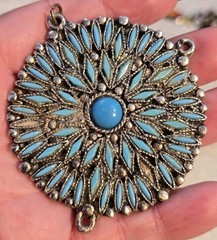 50 Pc Southwest Jewelry Turquoise Amethyst Labradorite Larimar Rhodonite Jasper