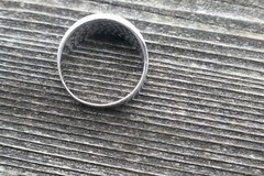 Vintage Sterling Silver Black Onyx & Cubic Zirconia Ring – Size 7.5