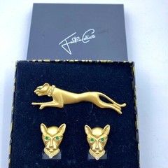 Vintage JACKIE COLLINS Panther Set In Box