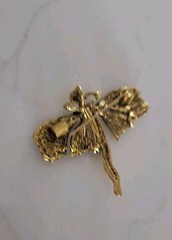Vintage Look Art Nouveau Style Fairy Nymph Pendant Or Brooch/Pin