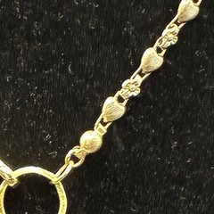 Vintage 12k Gold Filled Pocket Watch Fancy Chain FOB, Swivel Dog Clip, Heart