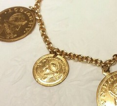 MaryBee Jewelry: 7 1/2″ Faux Coin Bracelet 07-07-2021