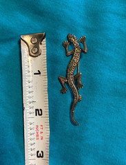 Vintage Sterling Silver Alligator Pin Solid 925