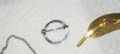Vintage Lot Of 8 Brooches Pins Necklace Key Etc. 1 Avon And 1 Variety