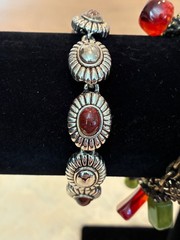 Stunning Lot of 4 Unique Vintage Boho Style Bracelets – Chains, Charms