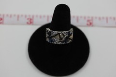Dragonfly Gemstone Ring Sterling Silver