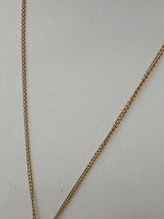 1970S Barton & REED Damascene Clam Shell Design Pendant Necklace
