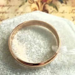Size 9.75 – 14K 585 Rose Gold Ring -Vintage East European #1858