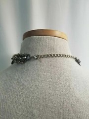VCLM Necklace Two Tone Link and Braid Necklace