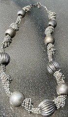 Vintage Liz Claiborne Silver Necklace