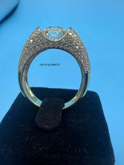 2.35Ct VVS1 Round Cut Lab-Created Diamond Men’s Wedding 14K Yellow Gold FN Ring