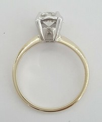 Antique Art Deco 14k Old European Solitaire Diamond Engagement Ring 0.78 ct GIA