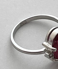 VINTAGE SET OF EARRINGS & RING 18K WG TOURMALINES & DIAM, APPR. VALUE USD $3,500