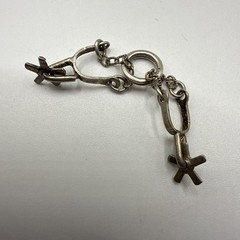 Vintage Sterling Silver 3D Moveable Articulated Western Rider Spur Charm