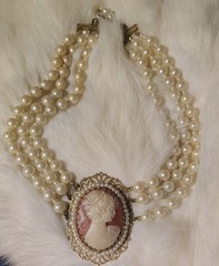 cameo vintage antique jewelry lot