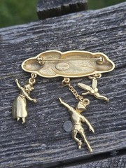 Vintage Peter Pan Cloud Brooch Disney Retired