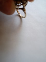 vintage womens 18k hge ring