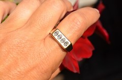 Vintage 14K 0.8 CTW Oval Cut Diamond Ring