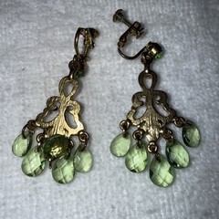 3 SETS Vintage ClipOn & Screwbk EARRINGS Great Condition Crystals Rhinestones