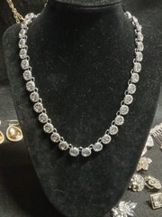 Vintage 2 Modern Costume Jewlery Rhinestone Lot Necklaces Bracelets Pins & More!