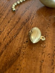 Vintage Lot 1940’s Gold Tone Metal Brass Football 1/2” & 7/8” Charm Fob Pendants