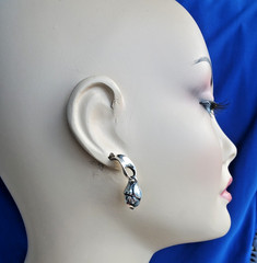 ORIGINAL Designer 925 Sterling Silver Dangle Drop Earrings Jewelry Gift Woman