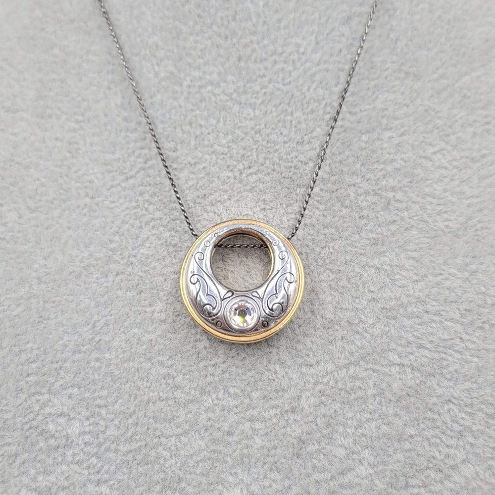 Vintage Brighton Aries Pendant Necklace Silver Plated 16″ – 18″