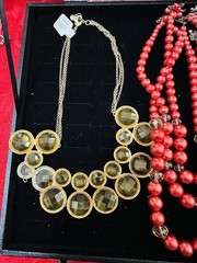 Vintage Lot Of 5 Costume Jewelry Necklaces