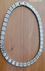 Vintage Bergere Choker Necklace Mid-Century Sleek